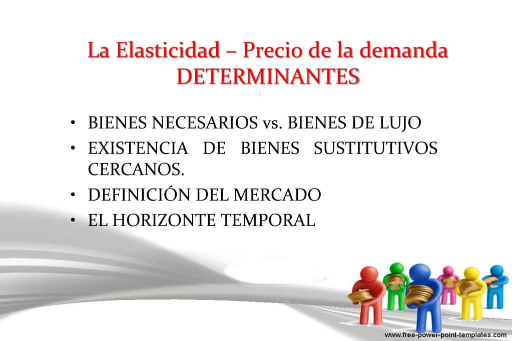 factores determinantes de la elasticidad de la demanda de bienes de lujo