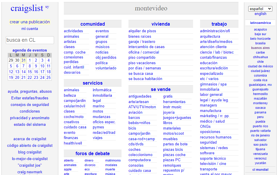 las 10 mejores alternativas economicas a craigslist para la venta online