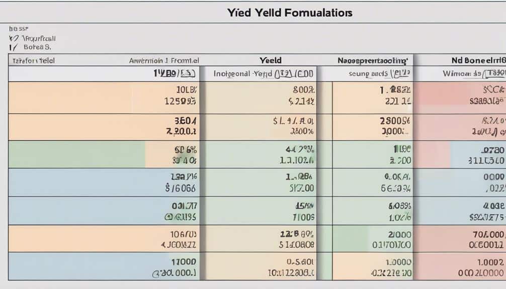 yield calculation in finance